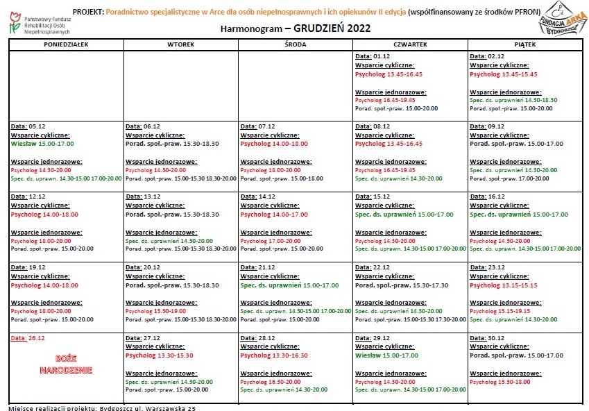 Harmonogram 2022 12P Grudzien1